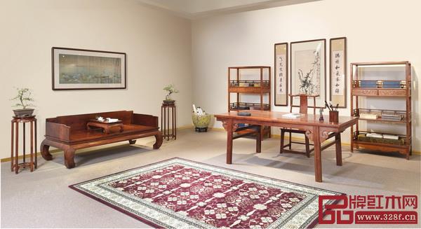 大家之家林慶財(cái)大師作品《海南黃花梨書房系列》 大家之家林慶財(cái)大師作品《海南黃花梨書房系列》