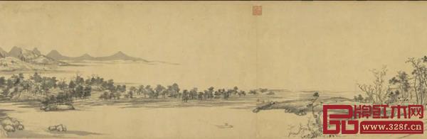 元黃春望《富春山居圖》無(wú)用詩(shī)卷 圖源網(wǎng)絡(luò) 元黃春望《富春山居圖》無(wú)用詩(shī)卷 圖源網(wǎng)絡(luò)