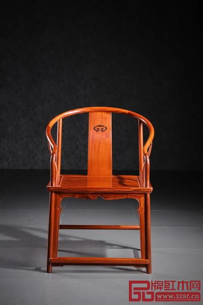 緬花大王紅橋紅《如意垂手圈椅》 緬花大王紅橋紅《如意垂手圈椅》