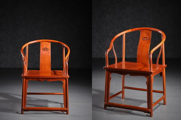 緬花大王紅橋紅精品賞鑒｜靈動蜿蜒 簡練清雅 如意垂手圈椅