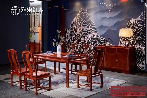 雅宋紅木《明月方餐臺》