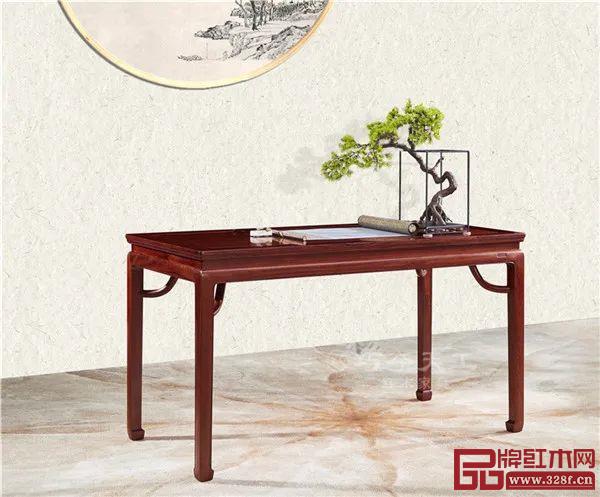 巧奪天工紅木霸王扙畫案 巧奪天工紅木霸王扙畫案