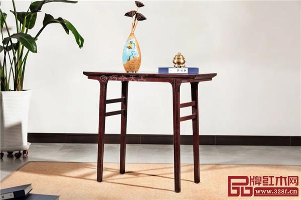 巧奪天工紅木明式單線插肩小條案 巧奪天工紅木明式單線插肩小條案
