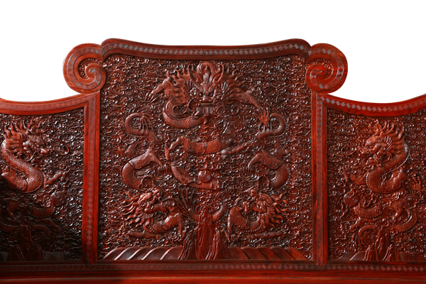 波記家具伍建波大師作品《小葉紫檀雕龍大寶座》細(xì)節(jié)圖 波記家具伍建波大師作品《小葉紫檀雕龍大寶座》細(xì)節(jié)圖