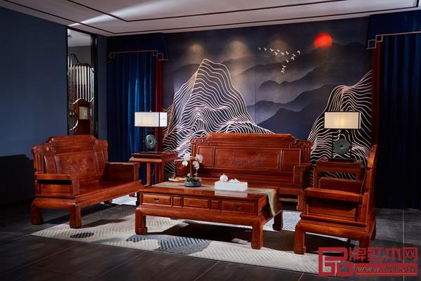 雅宋紅木《新財運沙發(fā)》