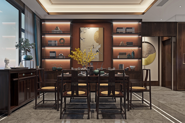 明堂紅木中式全屋整裝效果圖 明堂紅木中式全屋整裝效果圖