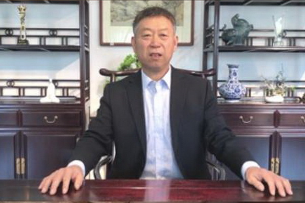 巧奪天工紅木董事長張愛冬致敬中國品牌日