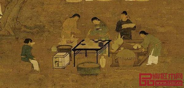 宋徽宗《文會(huì)圖》 宋徽宗《文會(huì)圖》