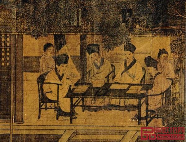 《會(huì)昌九老圖》 《會(huì)昌九老圖》