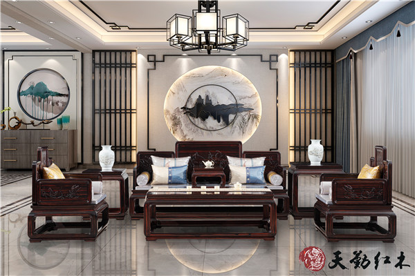 條紋烏木新中式：水墨詩(shī)意，勾勒東方至美空間！