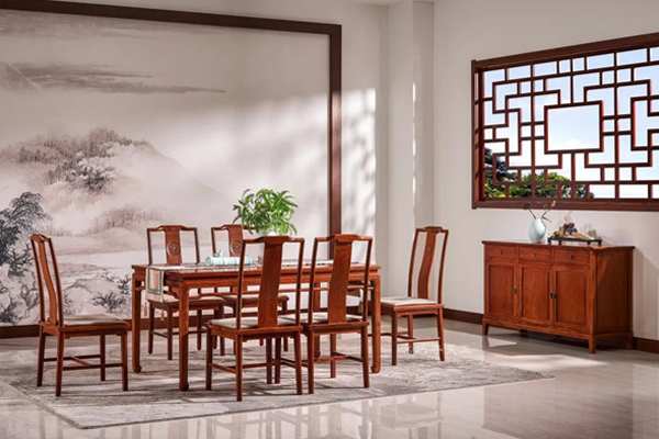 巧奪天工紅木傳世之家 | 知韻餐桌椅 陪您度過每天的“茶余飯后”