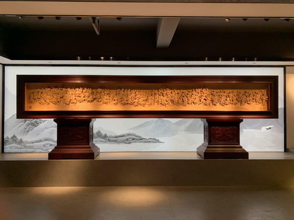 東邦紅木陳杭峰大師作品《水滸一百零八將》正式亮相藝術(shù)館