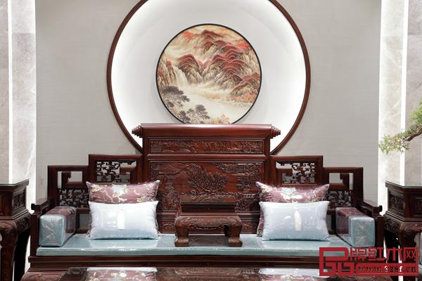 國祥紅木展廳一景