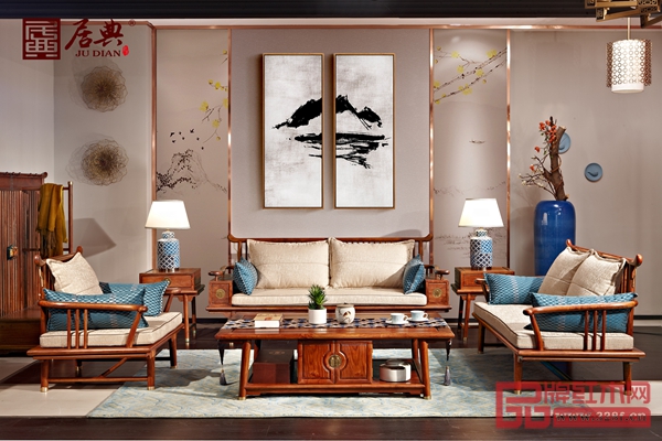 居典紅木刺猬紫檀新中式《圓融沙發(fā)》 居典紅木刺猬紫檀新中式《圓融沙發(fā)》