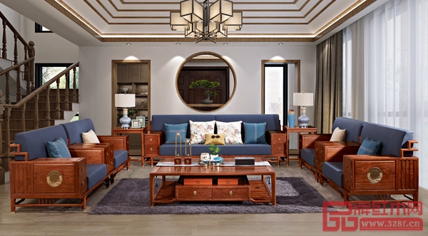 居典紅木刺猬紫檀新中式《悅幾千禧沙發(fā)》 居典紅木刺猬紫檀新中式《悅幾千禧沙發(fā)》