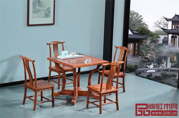 中信紅木-如意小方桌 中信紅木-如意小方桌