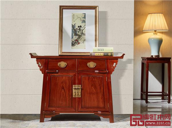 巧奪天工紅木二聯(lián)柜