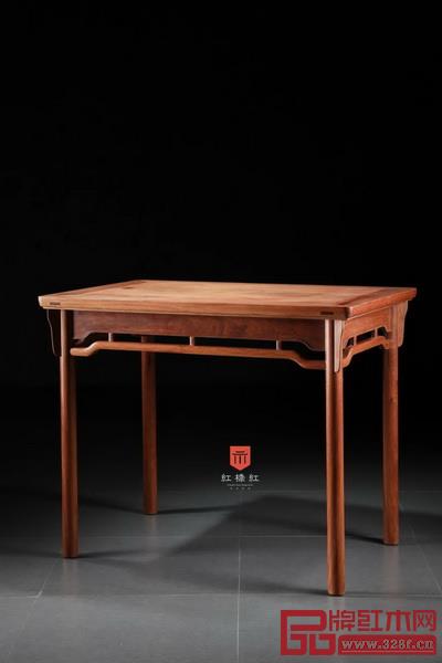 紅橋紅制/木面 107恭王府一腿三牙書桌