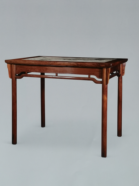 黃花梨云石面書桌·明