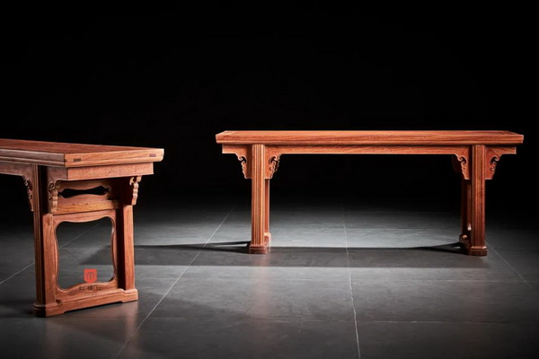 紅橋紅制/恭王府夾頭榫條凳