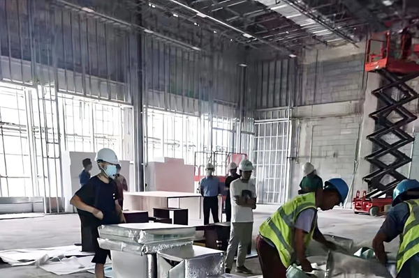 國家書房木作項(xiàng)目安裝前 國家書房木作項(xiàng)目安裝前