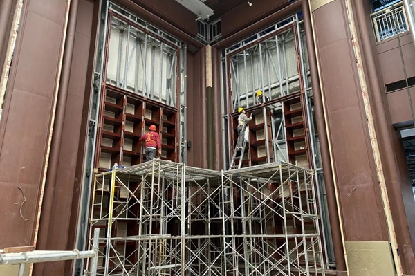 國家書房木作項(xiàng)目安裝中 國家書房木作項(xiàng)目安裝中