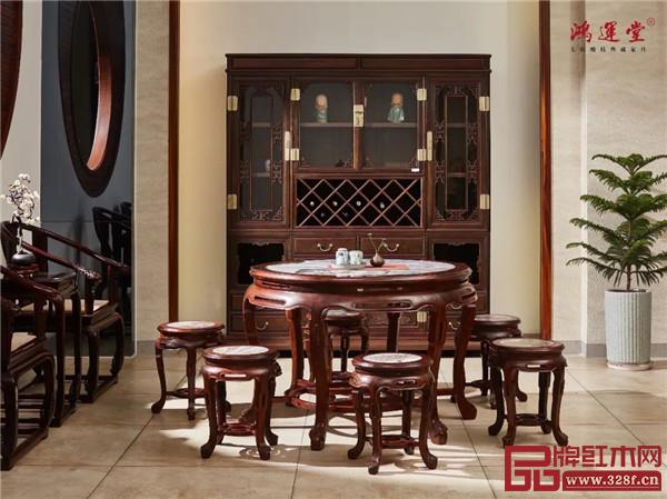 鴻運堂大紅酸枝家具