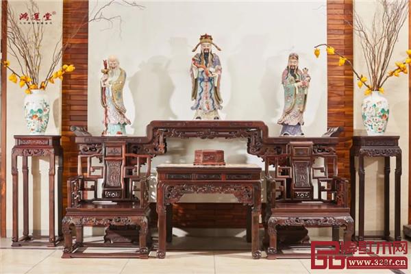 鴻運堂大紅酸枝家具
