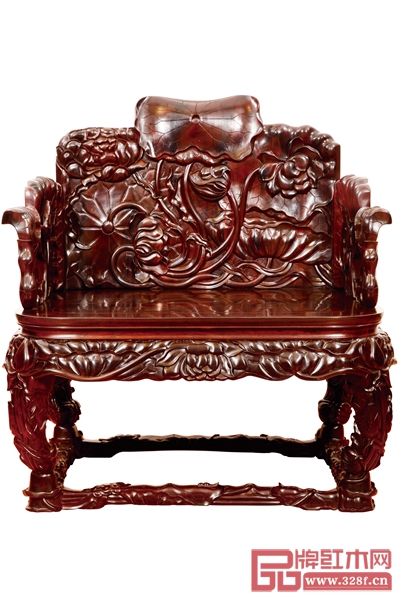 鴻庭軒《小葉紫檀蓮花寶座》 鴻庭軒《小葉紫檀蓮花寶座》