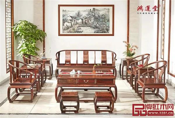 鴻運堂大紅酸枝家具