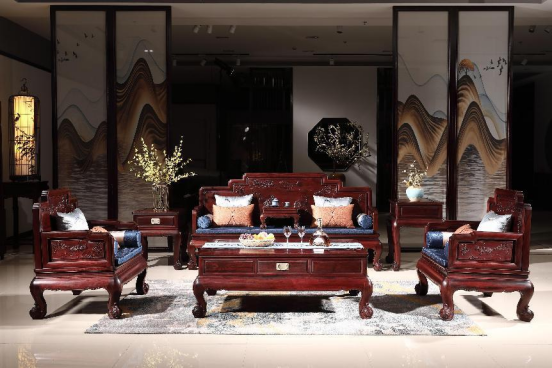 喜迎紅紅木和美沙發(fā) 喜迎紅紅木和美沙發(fā)