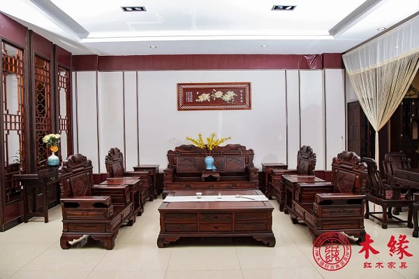 木緣紅木 | 印尼黑酸枝《祥云沙發(fā)》，再現(xiàn)華美東方神韻