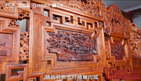 美聯(lián)紅木海南黃花梨新作局部雕刻栩栩如生 美聯(lián)紅木海南黃花梨新作局部雕刻栩栩如生