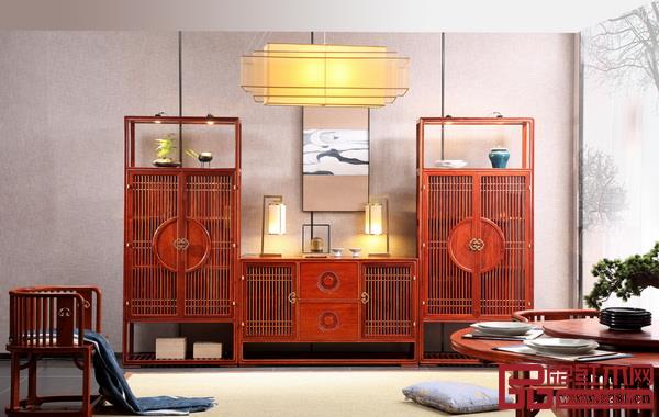 國壽紅木·世外桃源明軒餐柜 國壽紅木·世外桃源明軒餐柜