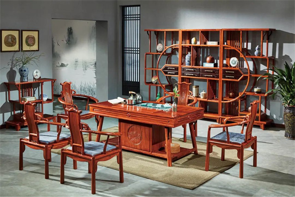 中唐紅木城|最厲害的紅木桌椅搭配，詮釋生活的精致和韻味
