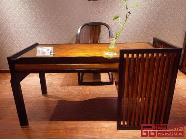 詩清閣紅木特惠精品——刺猬紫檀+黑檀1.5米辦公桌二件套 詩清閣紅木特惠精品——刺猬紫檀+黑檀1.5米辦公桌二件套