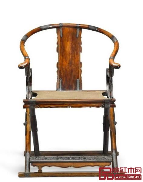 明黃花梨圓后背交椅 明黃花梨圓后背交椅