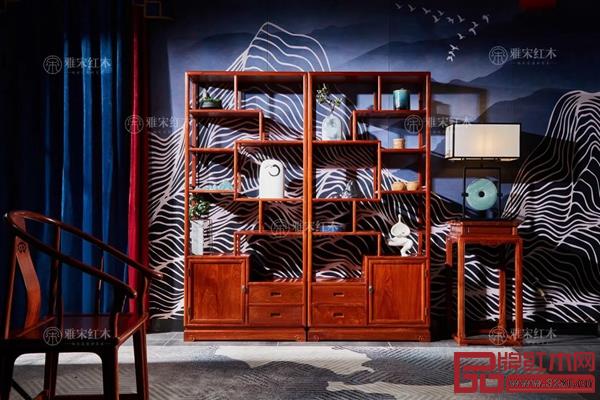 雅宋紅木:新中式博古架 雅宋紅木:新中式博古架