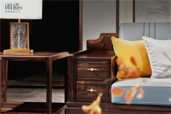 閑適紅木 | 黑酸枝+新中式，品一抹時(shí)尚東方美學(xué)！