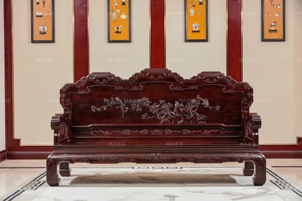 凹凸傳奇紅木紫檀精品 | 江山如意沙發(fā)，撐起家的貴氣和福氣！