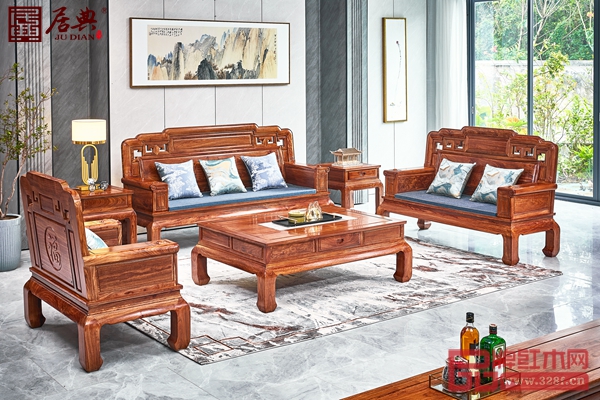 居典紅木《國(guó)色天香沙發(fā)》 居典紅木《國(guó)色天香沙發(fā)》