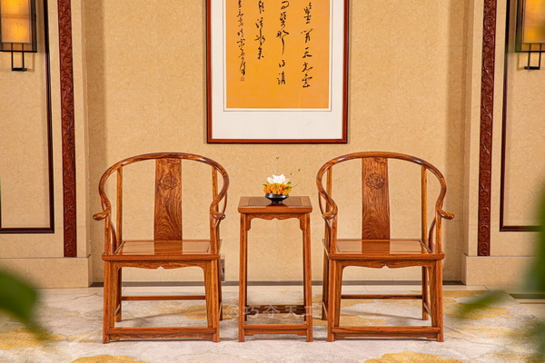 新品品鑒｜巧奪天工紅木高定 典藏級(jí)海南黃花梨圈椅