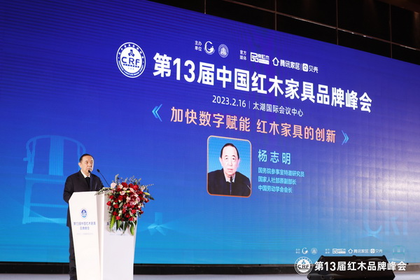 國(guó)務(wù)院參事室特邀研究員、國(guó)家人社部原副部長(zhǎng)、中國(guó)勞動(dòng)學(xué)會(huì)會(huì)長(zhǎng)楊志明進(jìn)行主題分享