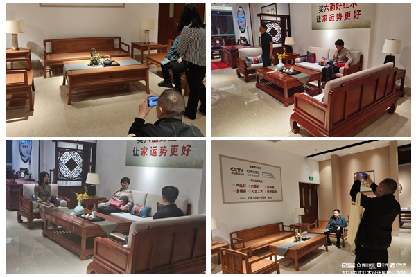 設(shè)計展上，雅宋紅木展區(qū)人氣火爆