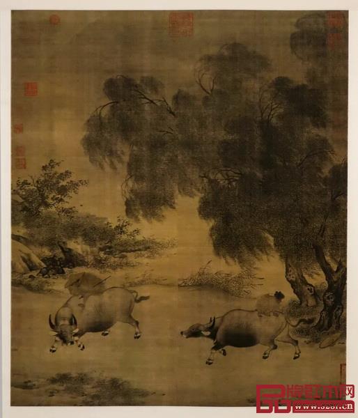 《風(fēng)雨牧歸圖》