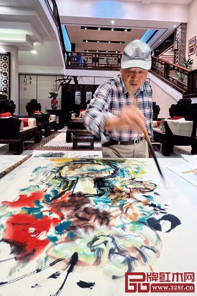 杜世祿教授創(chuàng)作現(xiàn)場 杜世祿教授創(chuàng)作現(xiàn)場