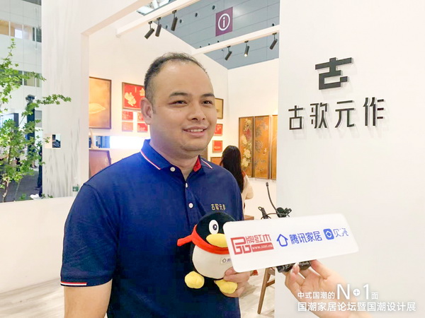 古歌元作重磅亮相深圳國(guó)潮設(shè)計(jì)展，讓銅彩畫(huà)在空間里“活起來(lái)”