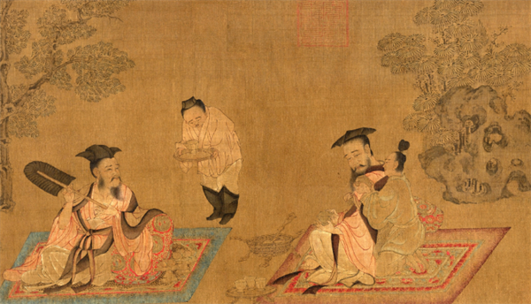 唐 孫位 高逸圖