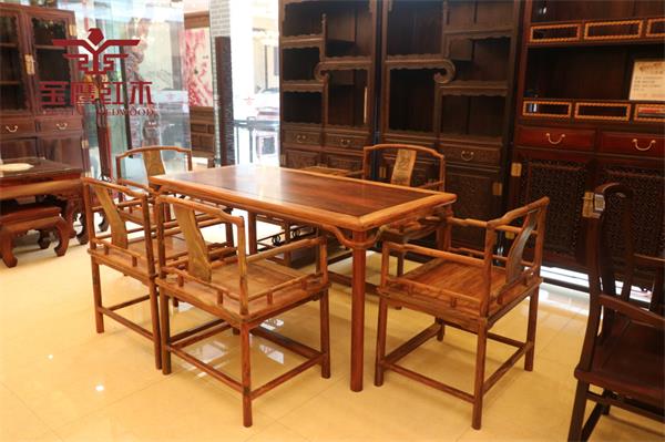 家寶紅木：精品推薦「蘇式茶臺(tái)」品茗聞木香，靜享悠然人生（寶鷹紅木）