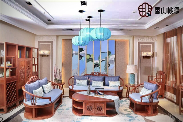 香山桃園 | 把“多巴胺”帶入紅木居室，時(shí)尚又高級(jí)